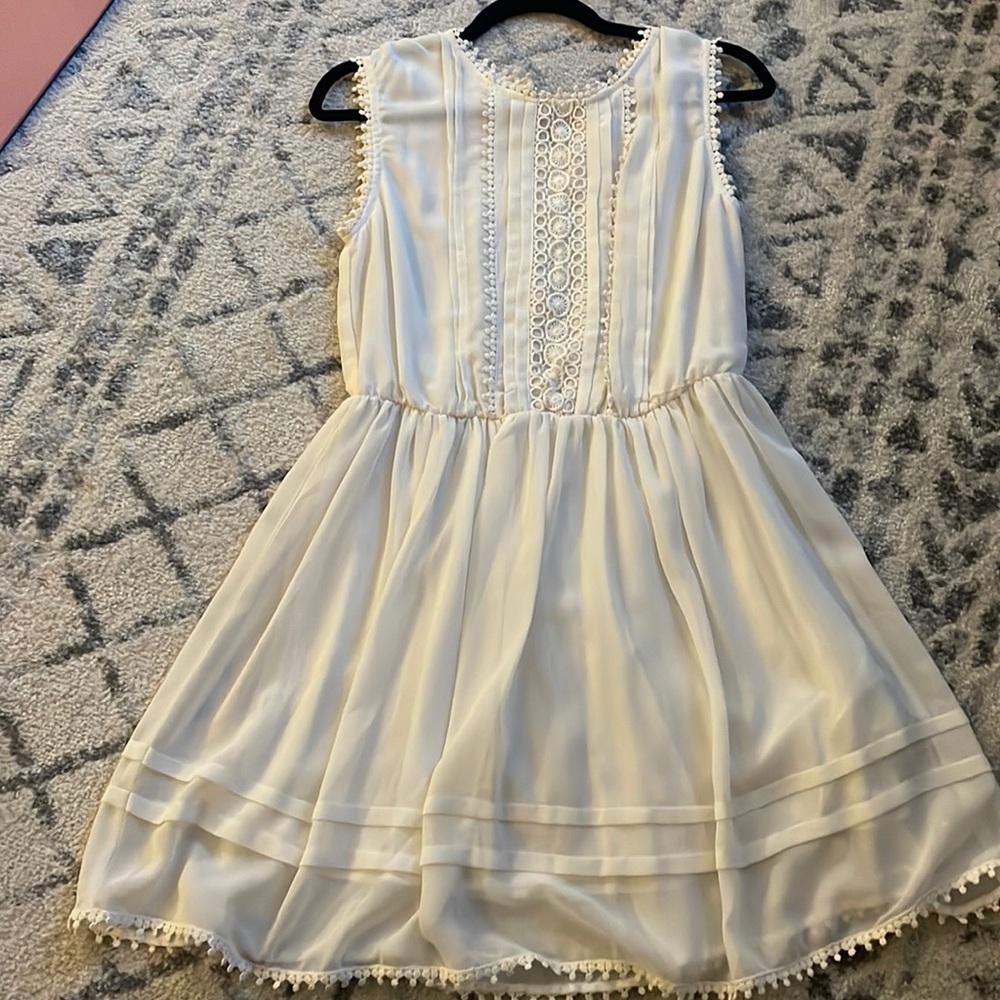 White boutique dress